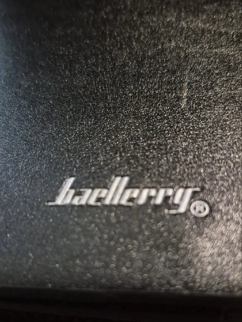 Baellerry Black Men's Zip-Around Leather Wallet Phone Pouch